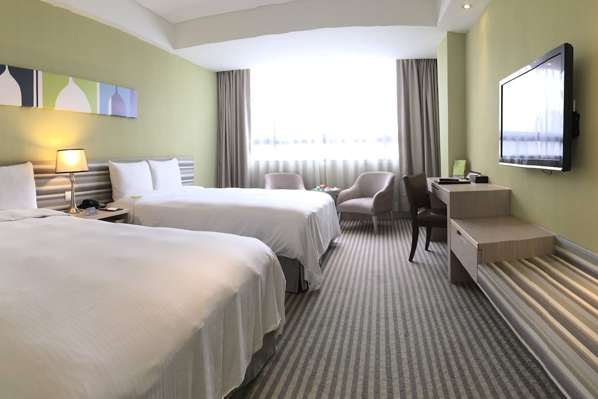 Family Room, 2 Double Beds | View from room