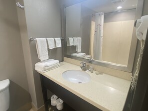 Hair dryer, towels, soap, shampoo - Red Roof Inn Pittsburgh - McKnight Rd (Pittsburgh)