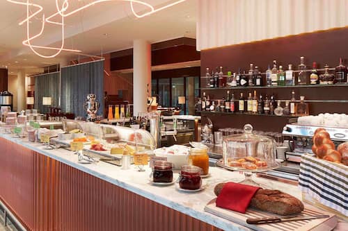 Daily buffet breakfast for a fee