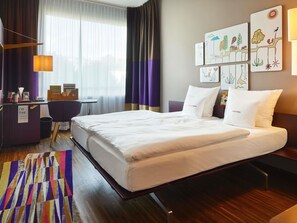 Literie de qualité supérieure, couette en duvet d'oie, minibar