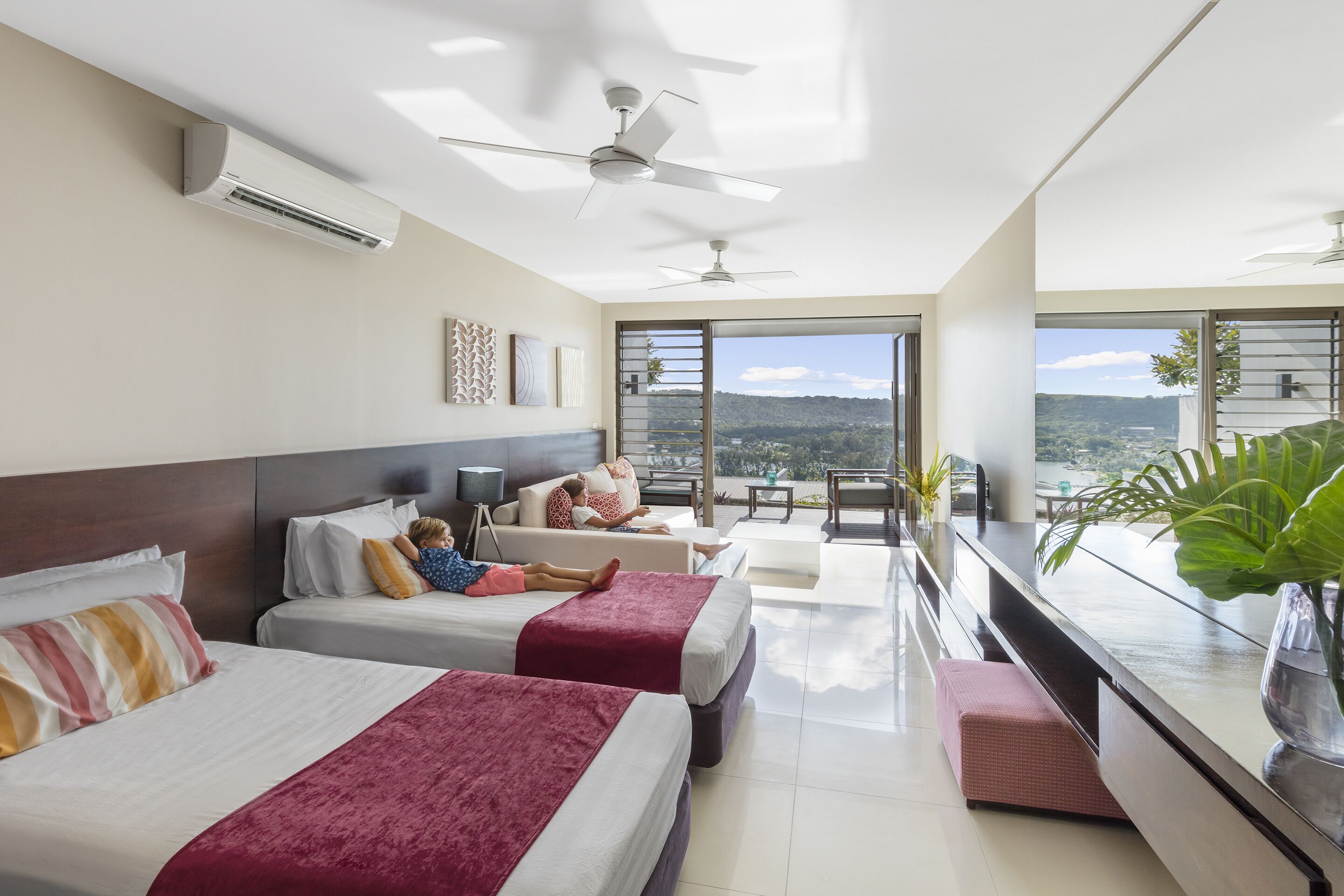 terrace two bedroom apartment | premium bedding, in-room safe, iron/ironing board, free wifi