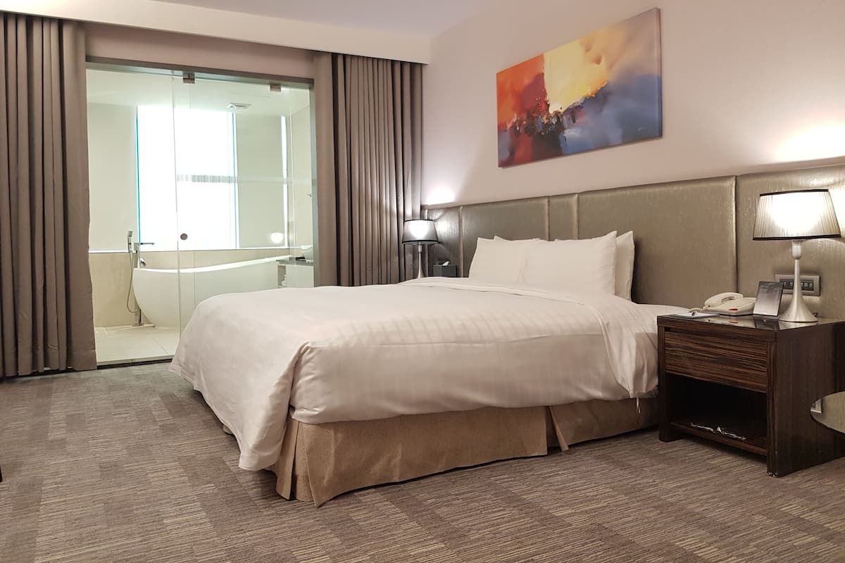 1 habitación, ropa de cama de alta calidad, cubrecamas y minibar