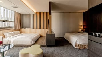 Family Quadruple Room, 2 Double Beds | View from room