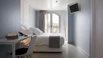Habitación, balcón, vistas al mar | Sábanas italianas Frette y ropa de cama de alta calidad