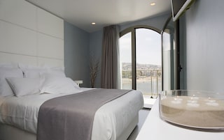 Rooftop bar, beach views