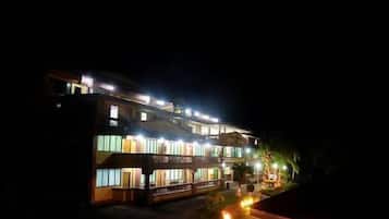 Front of property – evening/night