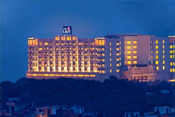 A multi-story hotel with a prominent sign reading "The LaLiT". - The LaLiT Jaipur (Jaipur)