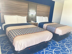 Room, 2 Double Beds, Non Smoking | Free WiFi, bed sheets - Budget Inn (Pecos)