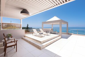 Suite Exécutive, vue océan | Vue sur la plage/l’océan