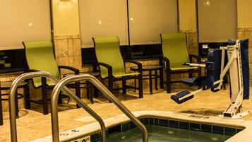 Indoor spa tub