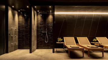 Salas de tratamiento para parejas, sauna y baño de vapor