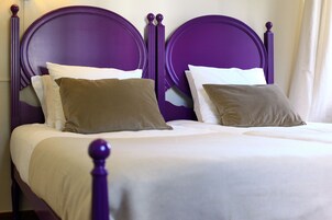 In-room safe, desk, laptop workspace, bed sheets