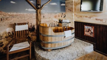 客房 (Jim Beam Log Cabin) | 浴室 | 免費梳洗用品、風筒、提供毛巾