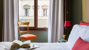 Double Room | Premium bedding, in-room safe, individually furnished, desk - Monti First (Rome)