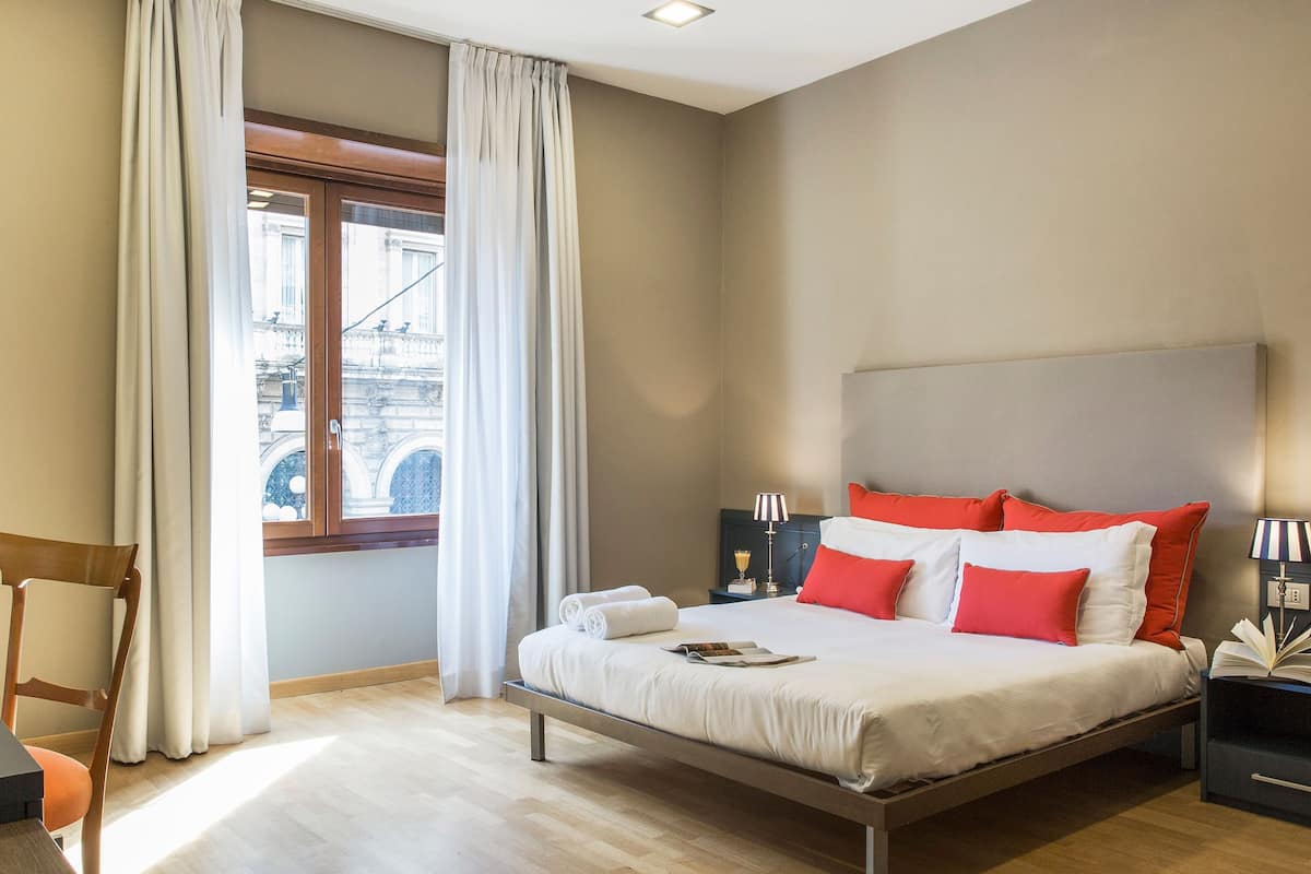 Camera doppia | Biancheria da letto di alta qualità, una cassaforte in camera