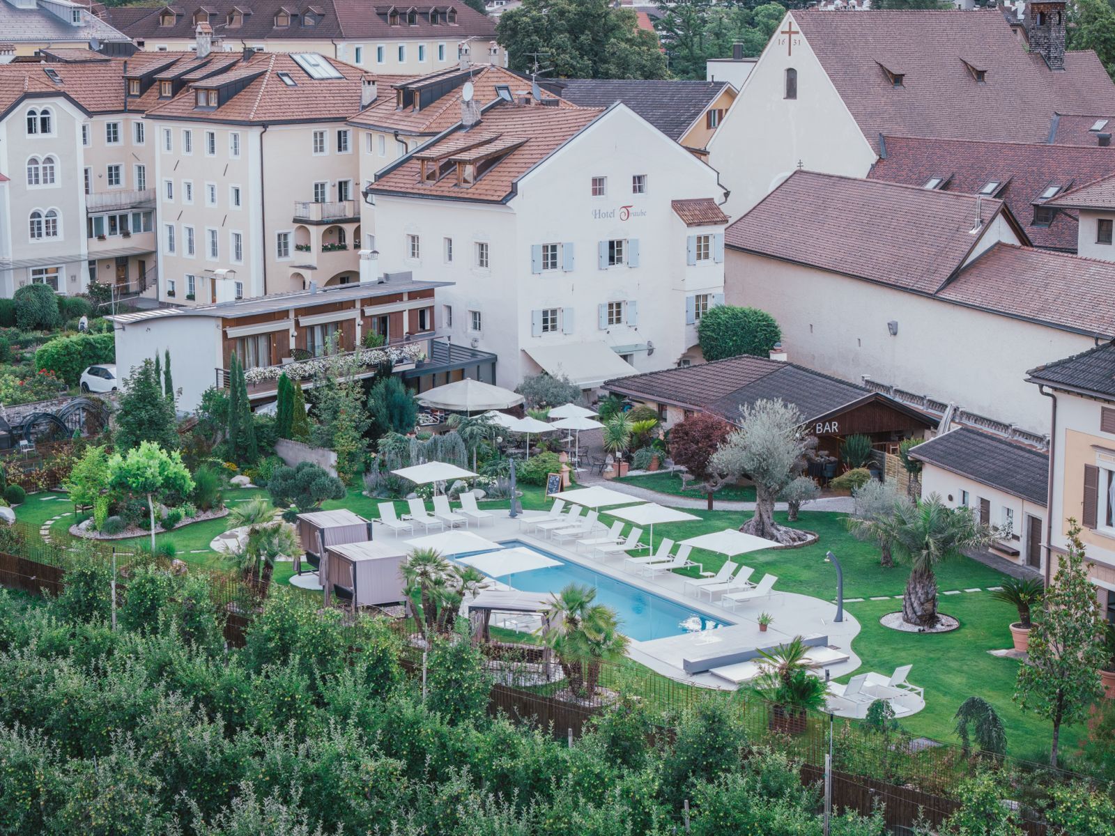 Fassade der Unterkunft