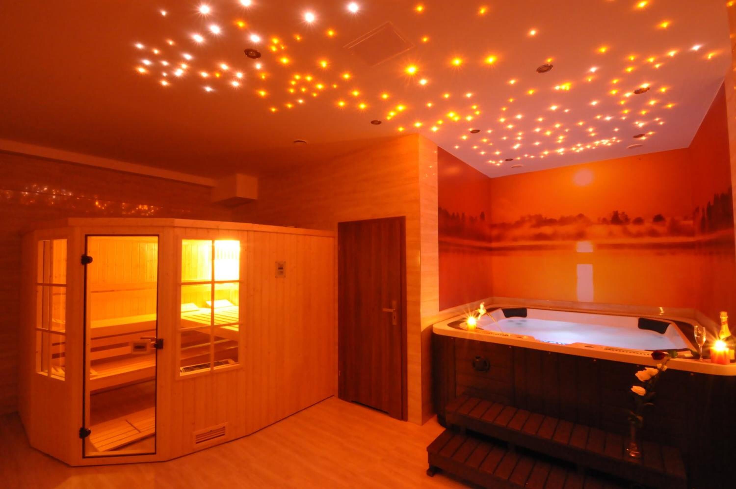 Body treatments, body scrubs, facials, manicures and pedicures, massages