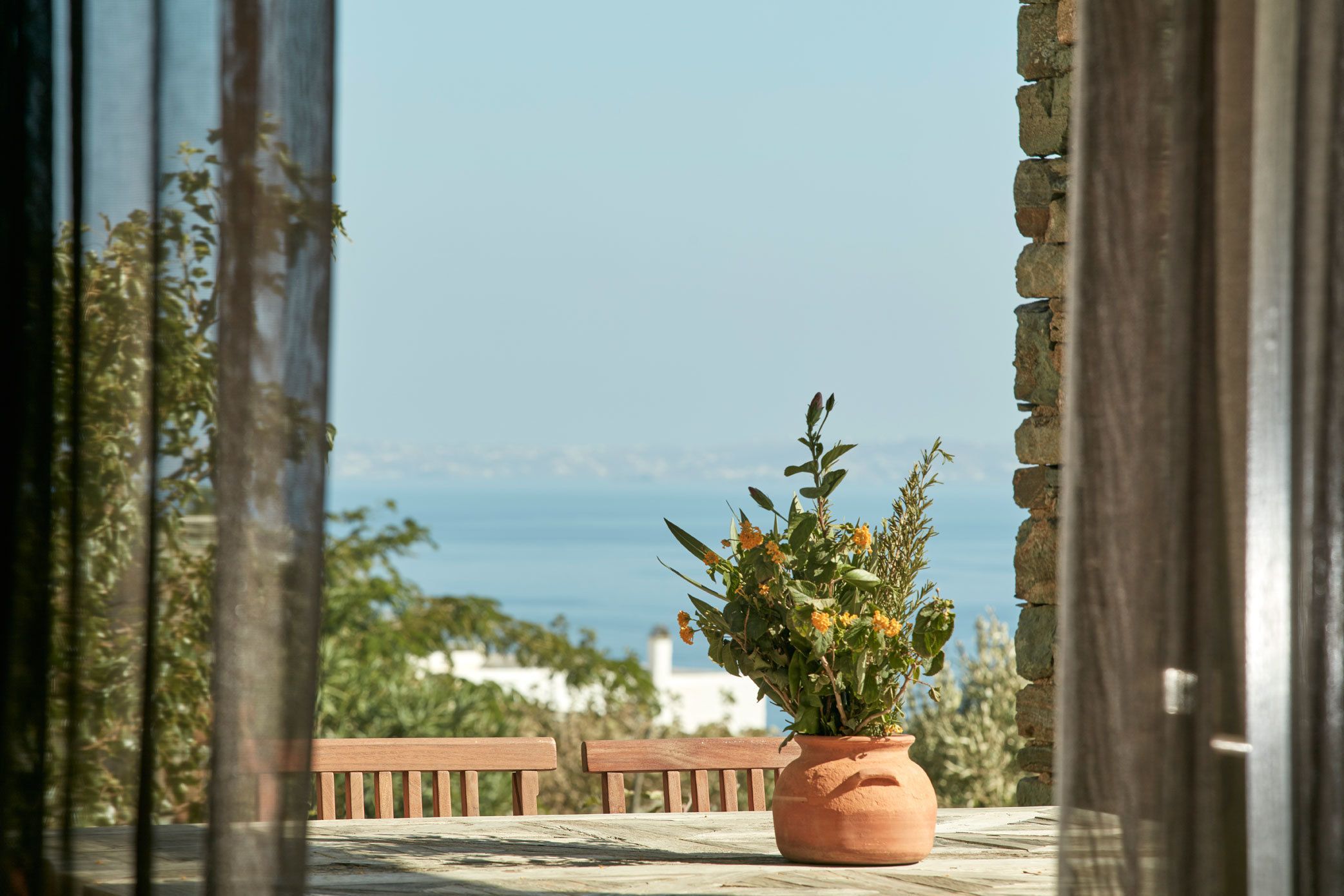 Villa de lujo, 3 habitaciones, alberca privada, vista al mar | Vista desde la habitación