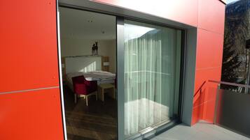 Superior-Doppelzimmer, Balkon, Bergblick