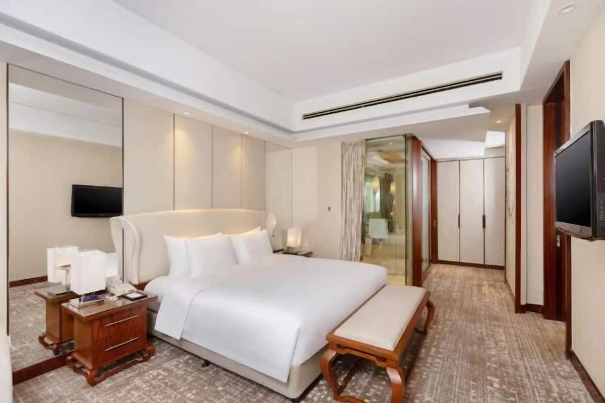 Biancheria da letto di alta qualità, copriletto in piuma, minibar