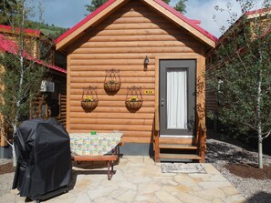 Deluxe Cabin, 1 Bedroom (Loft) | Terrace/patio - Snake River Cabin Village (Jackson)