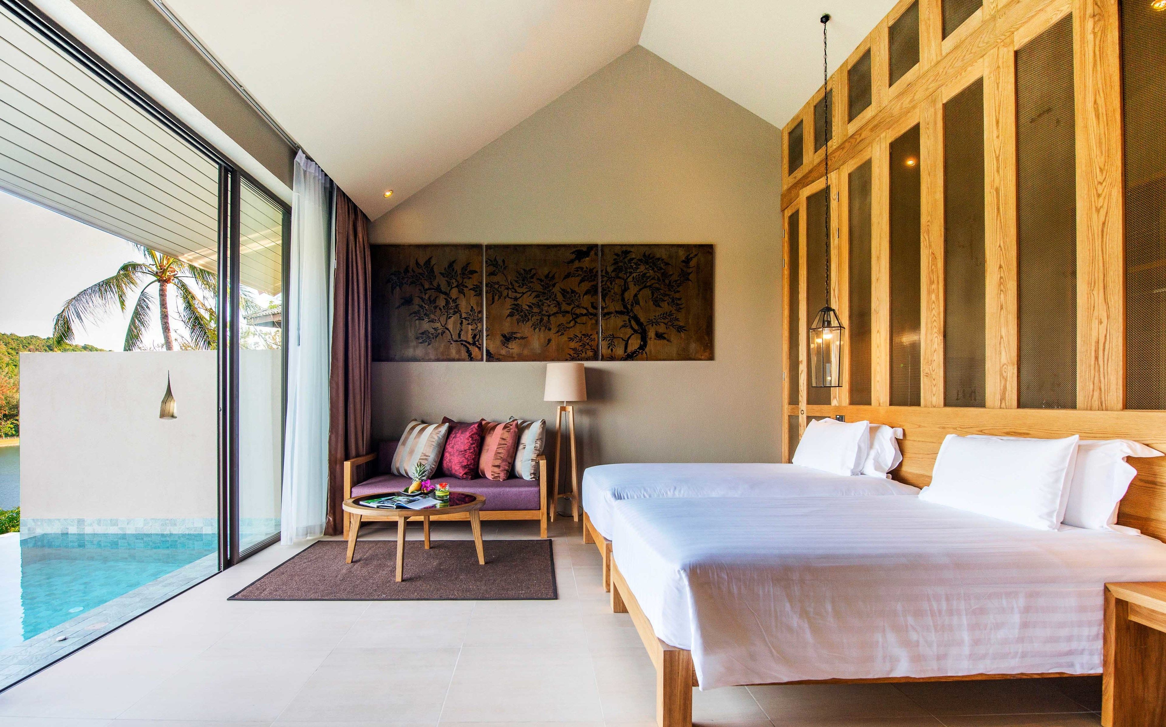 Grand View Pool Villas  (Lake View) | Premium bedding, down comforters, Select Comfort beds, minibar