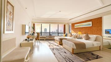 Premium bedding, minibar, in-room safe, desk