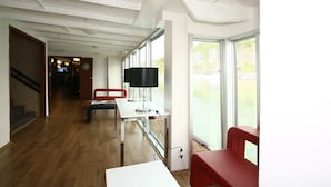 Sitteområde i lobbyen