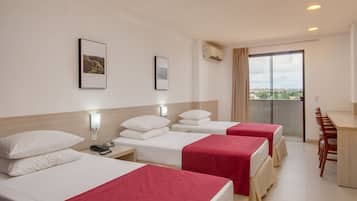 Standard Triple Room | Minibar, in-room safe, desk, free cribs/infant beds