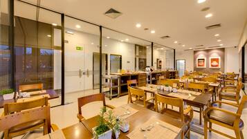 Breakfast, lunch, dinner served; Brazilian cuisine