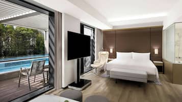 Club Suite, 1 Bedroom | Premium bedding, down duvets, in-room safe, individually decorated