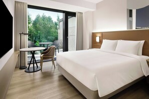 Premium bedding, down duvets, in-room safe, individually decorated