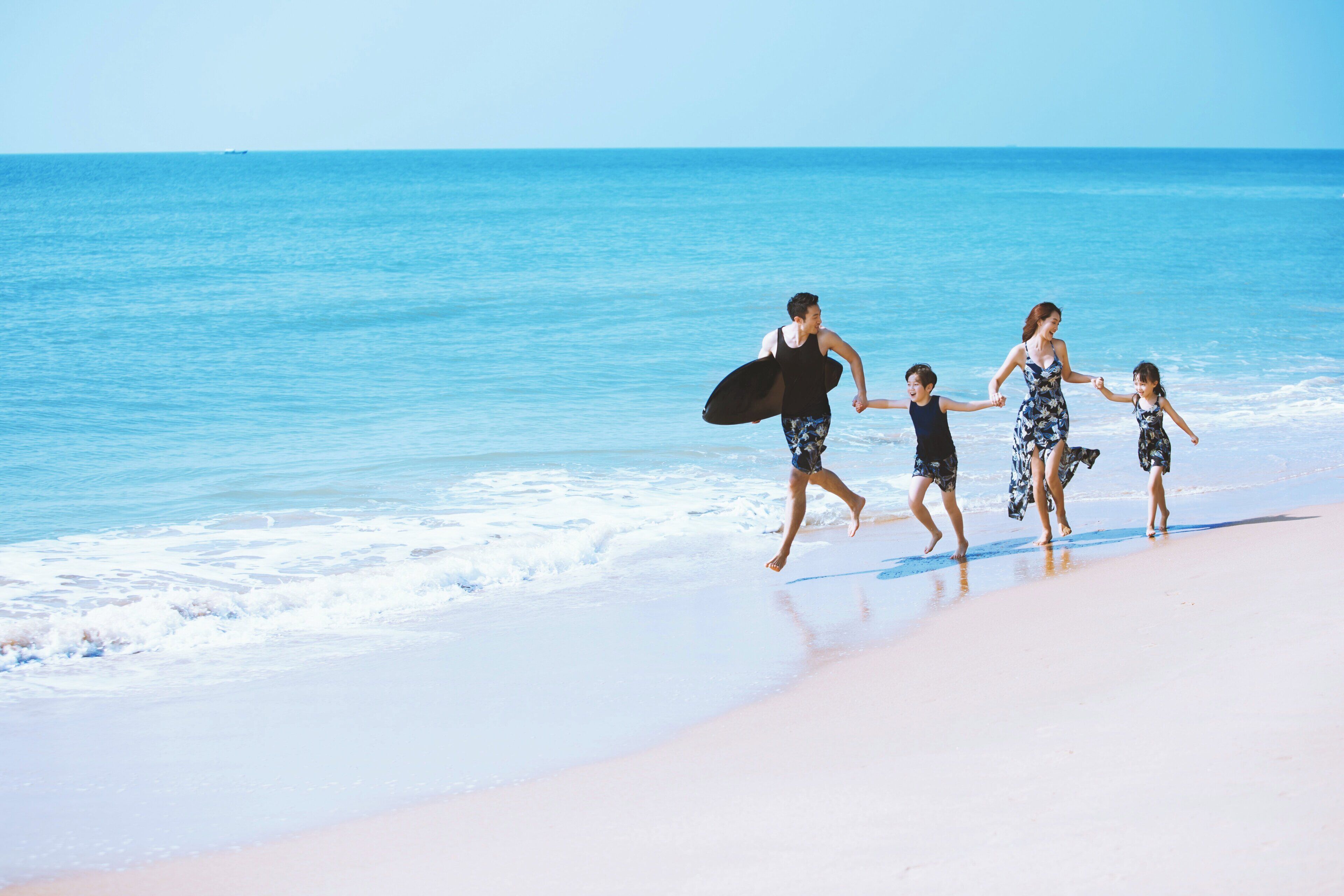 Sun loungers, beach umbrellas, beach towels