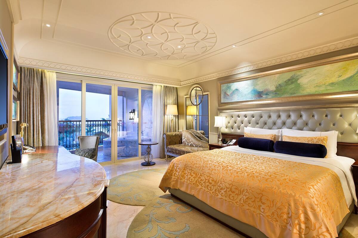 1 chambre, couette en duvet d'oie, minibar