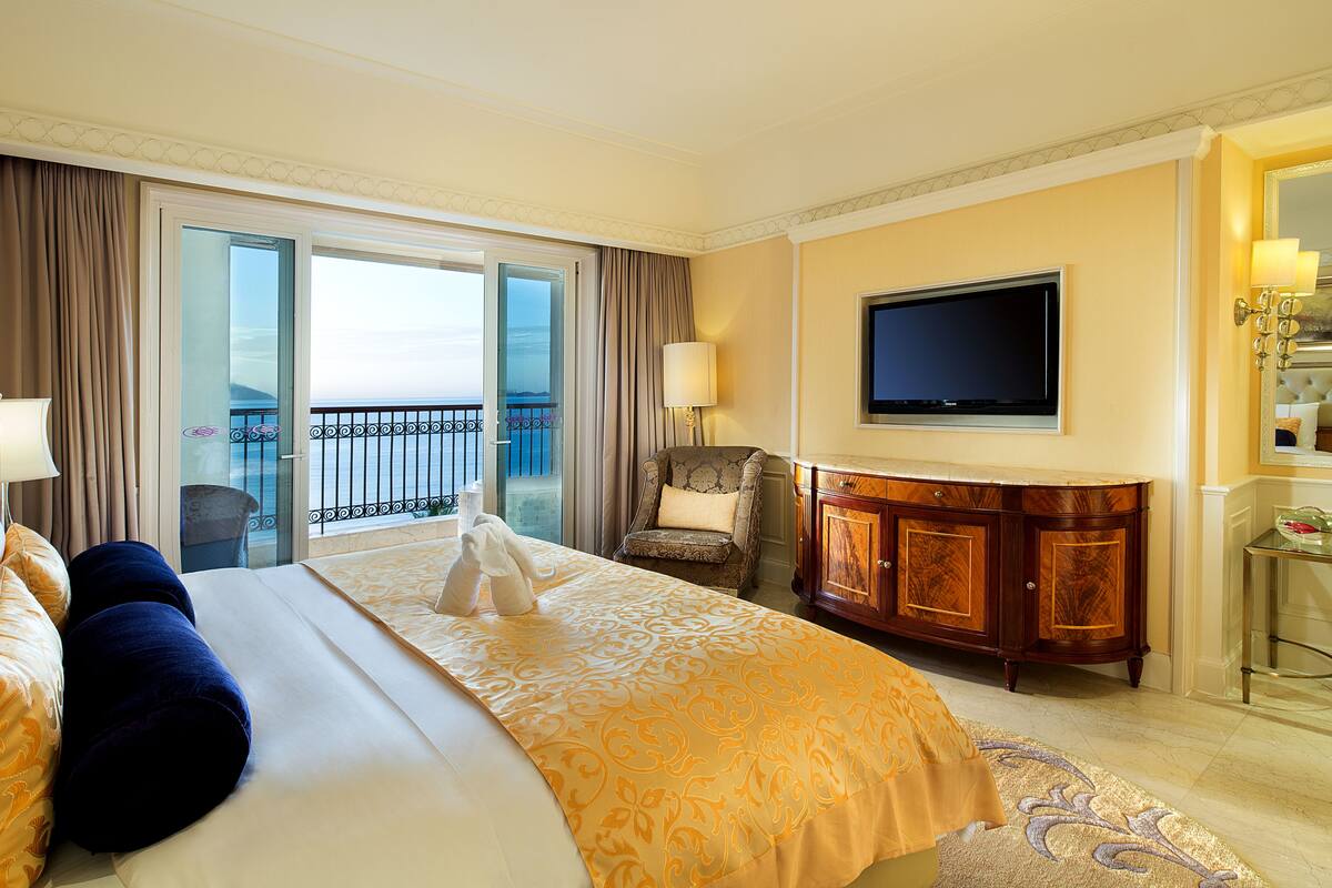 1 chambre, couette en duvet d'oie, minibar