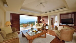 42-inch TV with satellite channels, DVD player - The Atta Terrace Club Towers (Onna)