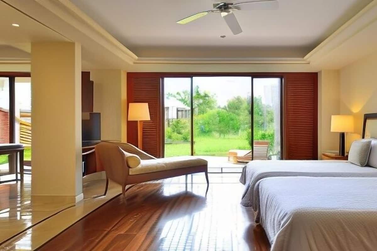 Ropa de cama de alta calidad y minibar