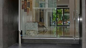 Interior entrance