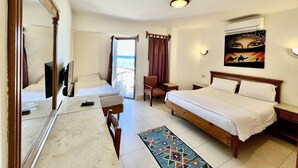 Economy Double or Twin Room | Minibar, bed sheets - Dyarna Dahab Hotel (Dahab)