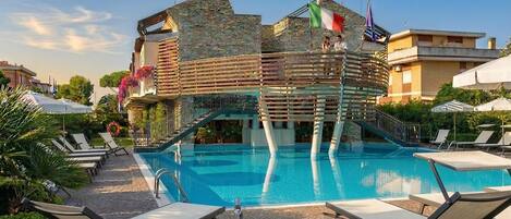 Façana frontal de l'allotjament