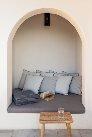 Senior Suite, Caldera & Sea View | Terrace/patio - Porto Fira Suites (Santorini)