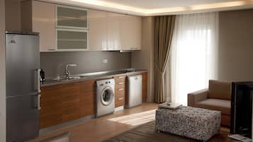 Phòng Suite Tiêu chuẩn | 1 phòng ngủ, két bảo mật tại phòng, màn/rèm cản sáng
