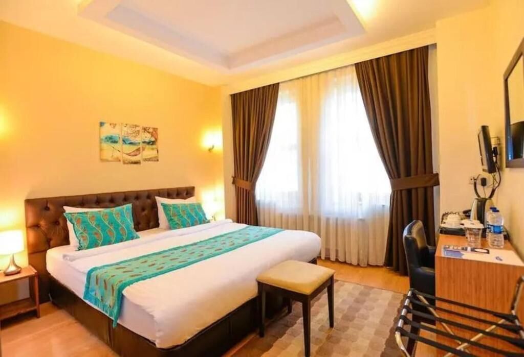 Premium bedding, in-room safe, desk, blackout curtains