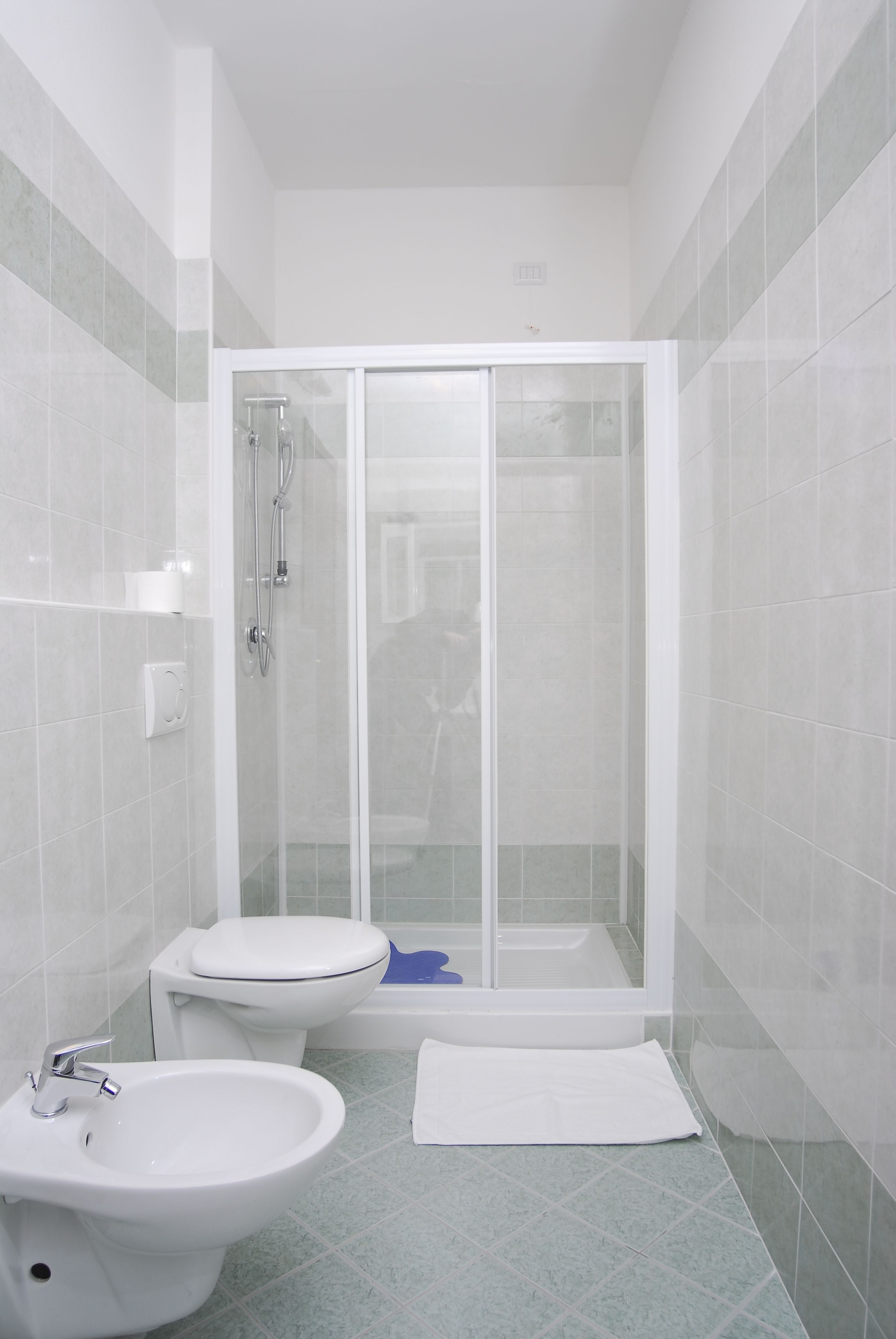 standard double room, garden view | bathroom | shower, free toiletries, hair dryer, bidet
