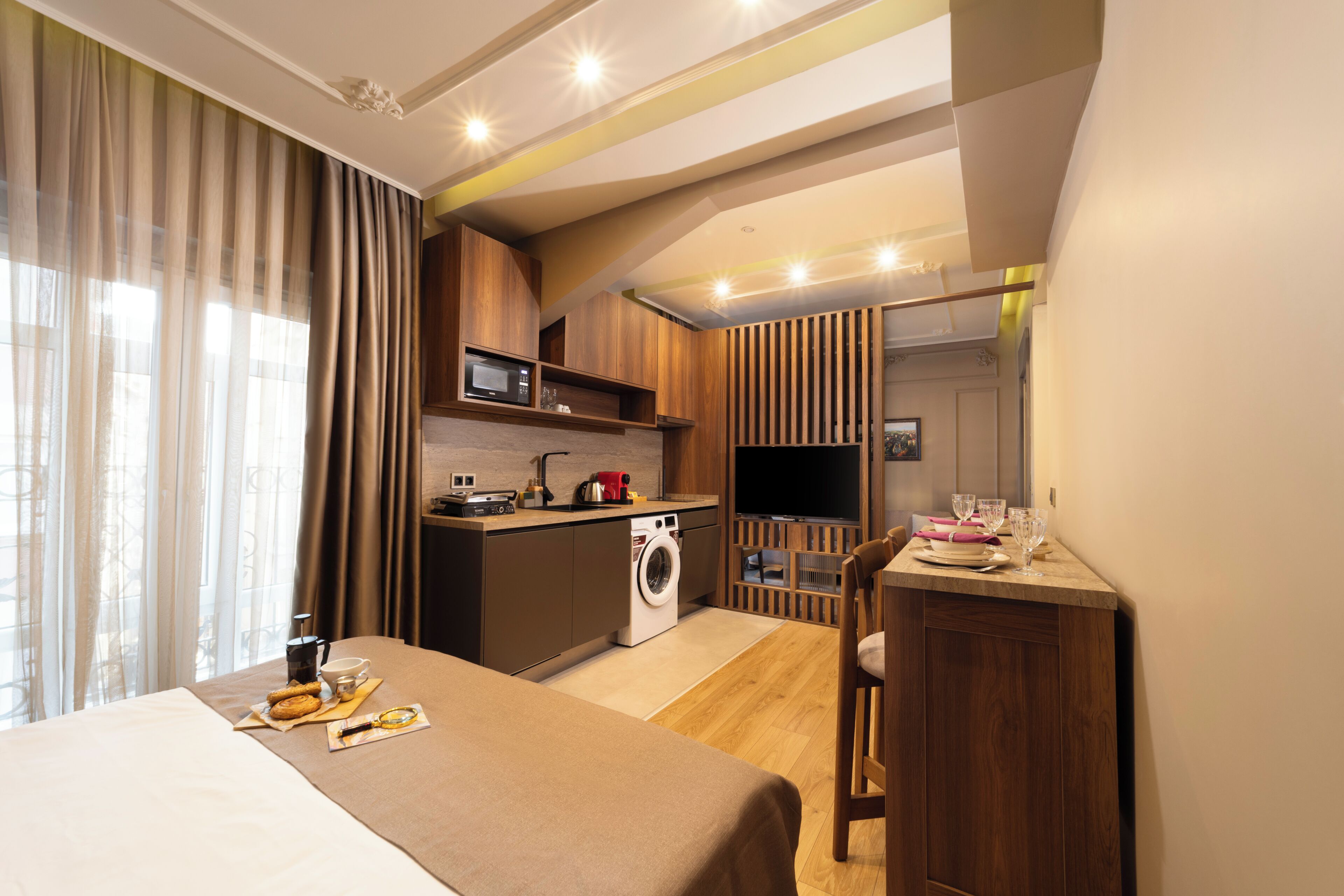 Luxury Studio | Premium bedding, in-room safe, blackout drapes, soundproofing
