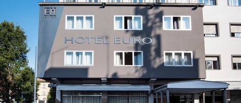 Majoituspaikan julkisivu