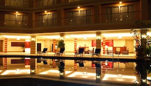 Front of property - evening/night - Kalim Resort (Patong)