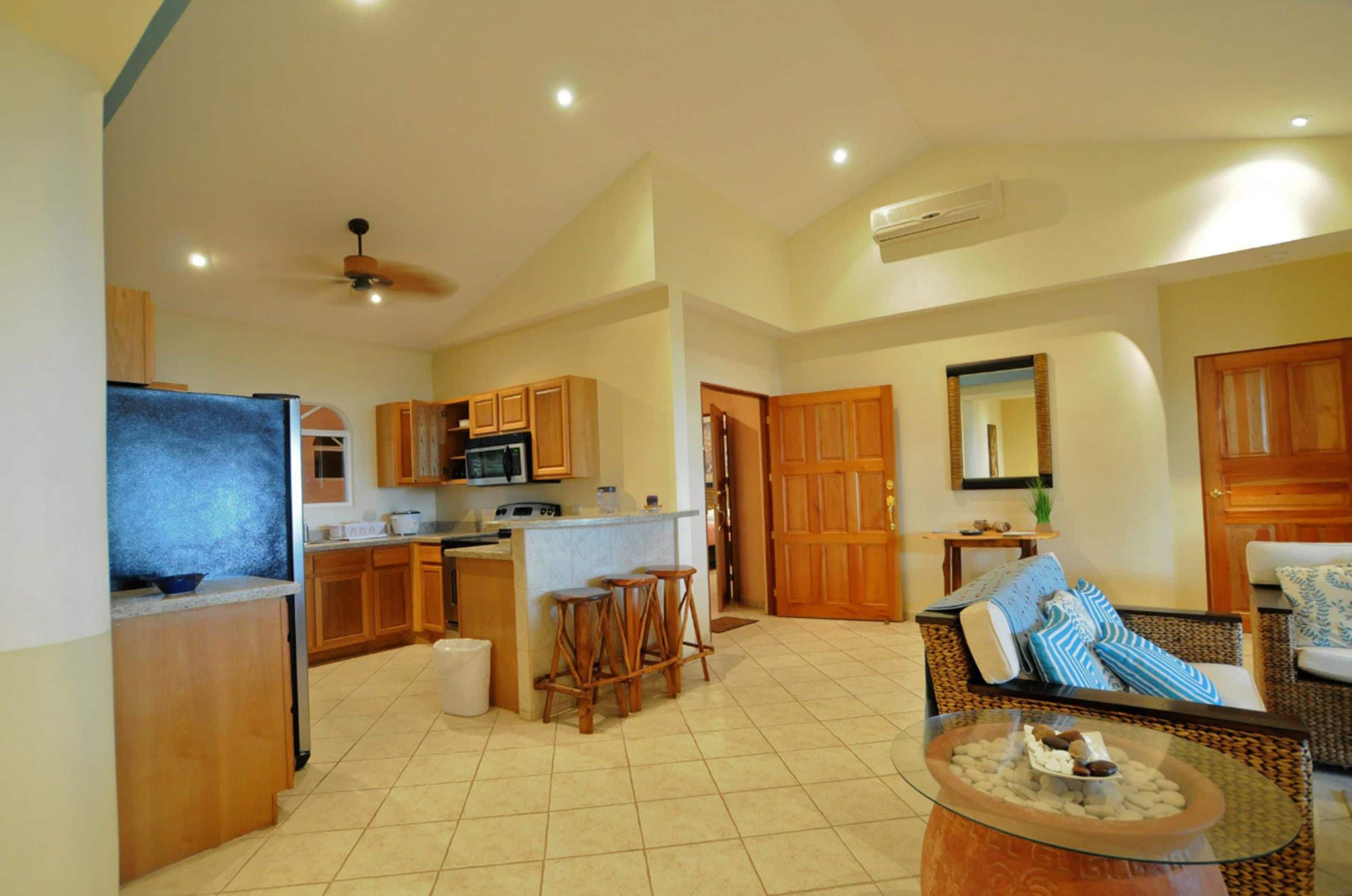 beachfront suite | private kitchen | coffee/tea maker