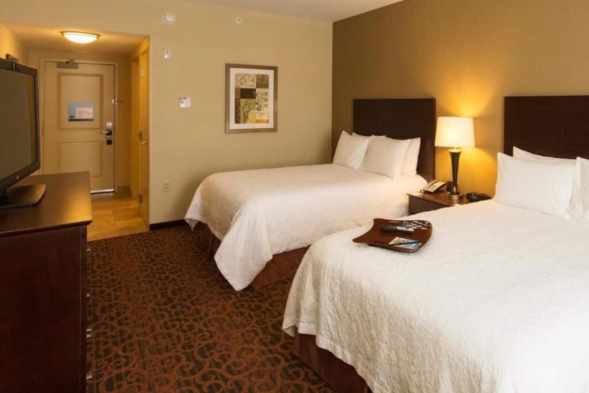 Blackout curtains, iron/ironing board, free WiFi, bed sheets