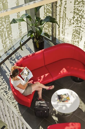 Sitteområde i lobbyen